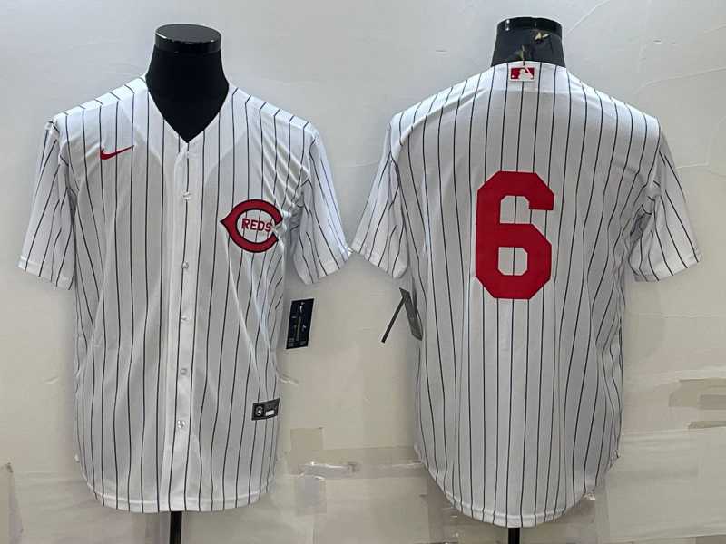 Mens Cincinnati Reds #6 Jonathan India 2022 White Field of Dreams Stitched Baseball Jersey